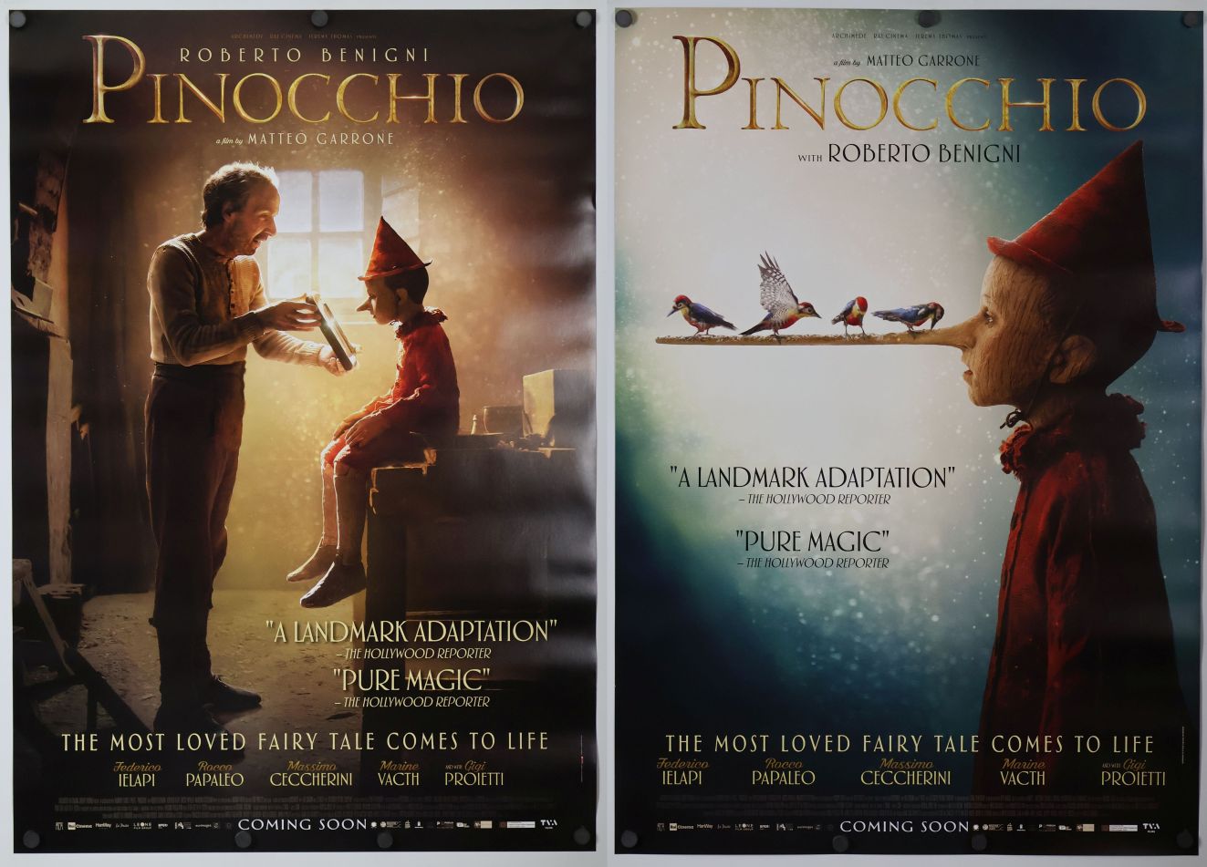 Pinocchio (2020) original theatrical movie poster - Final