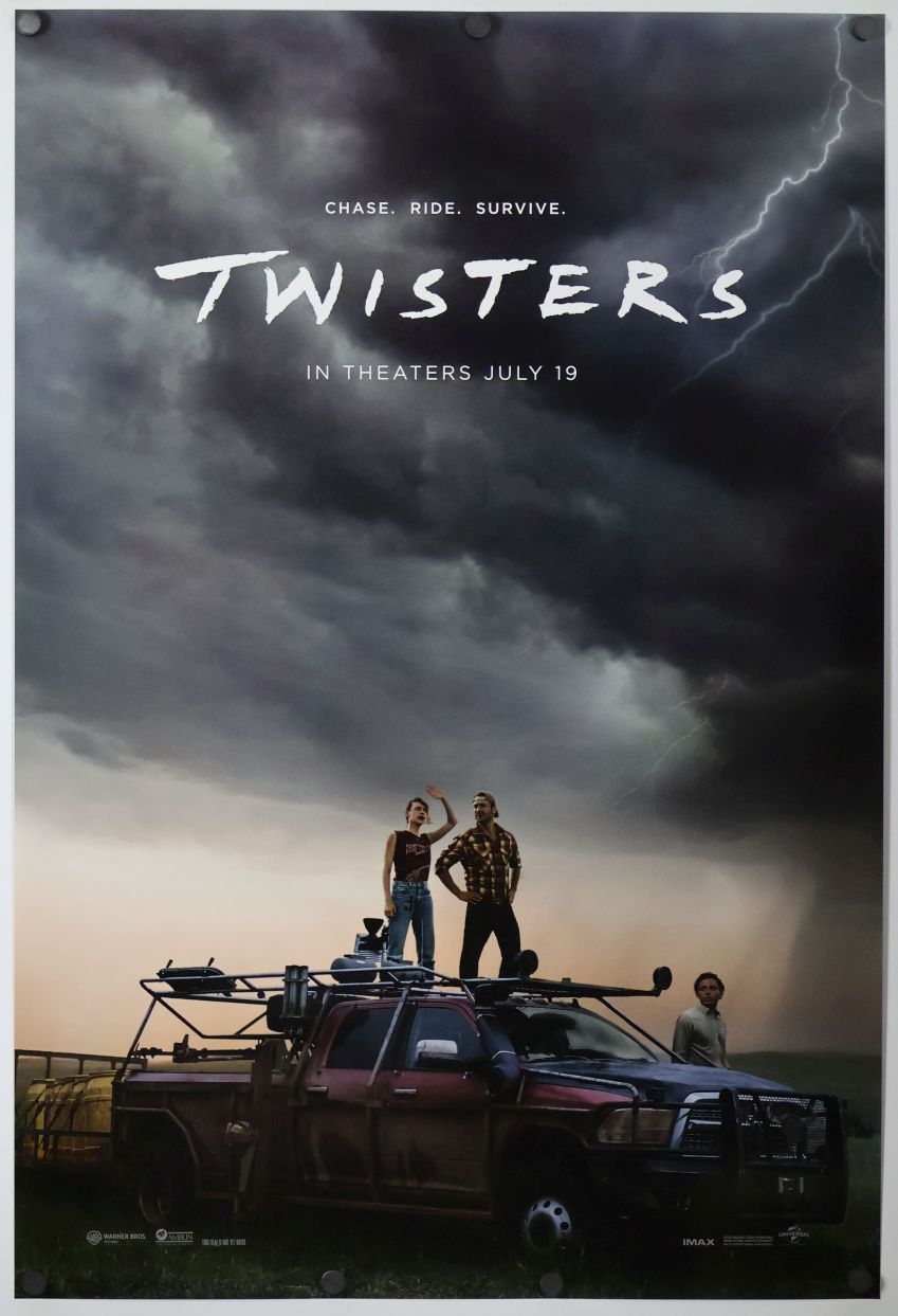 Twisters (2024) original theatrical movie poster - Advance Style B