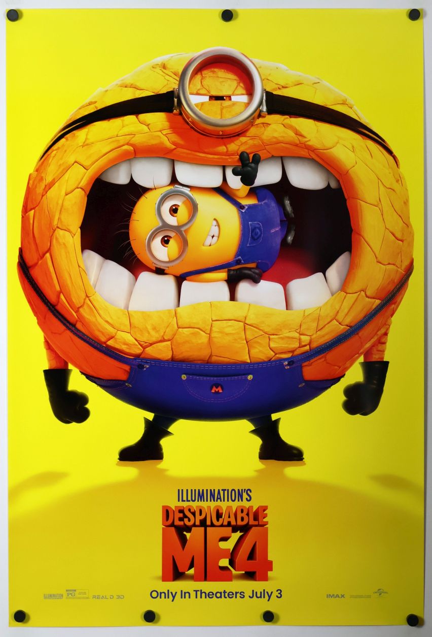Despicable Me 4 (2024) original theatrical movie poster - Final