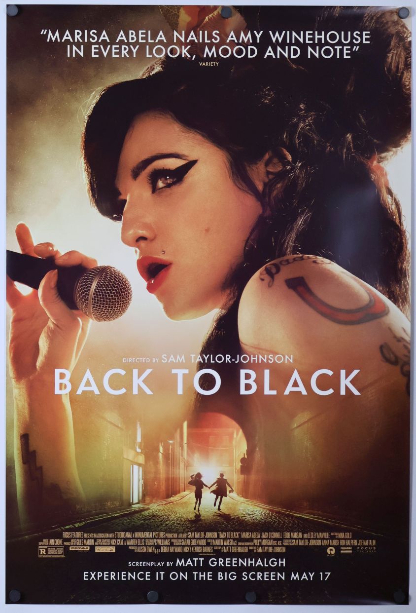 Back to Black (2024) original theatrical movie poster - Final