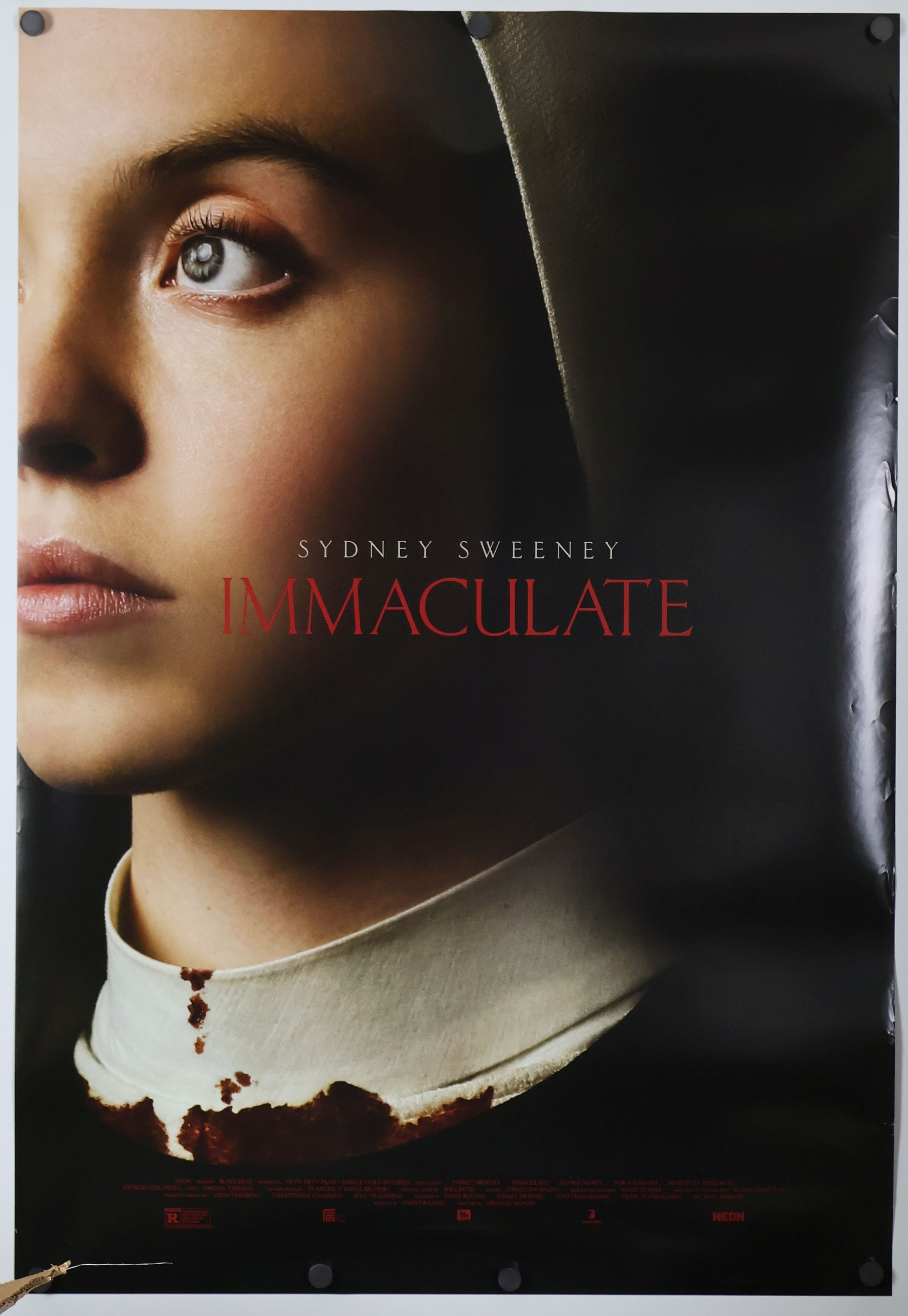 Immaculate (2024) original theatrical movie poster - Final