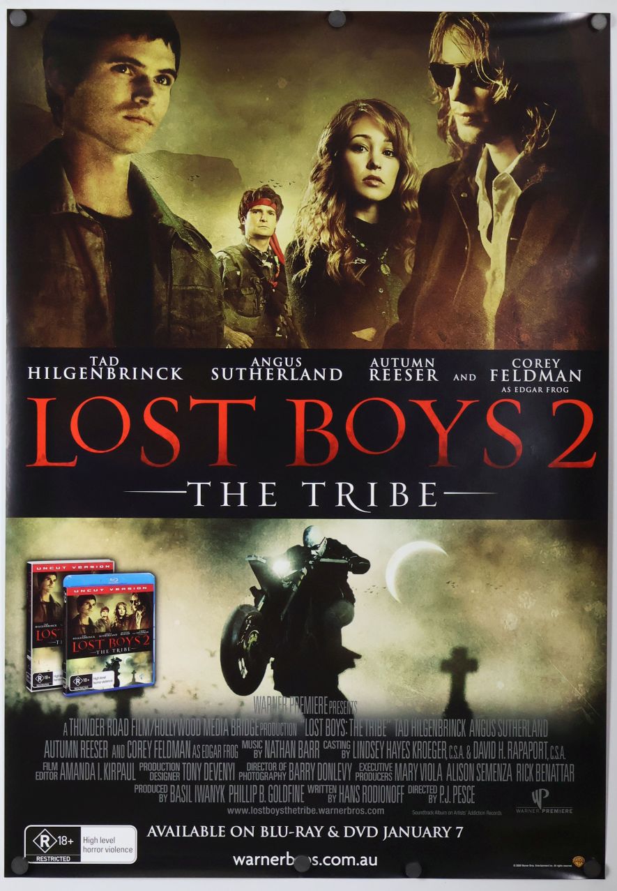 Lost Boys: The Tribe (2008) original theatrical movie poster - Video