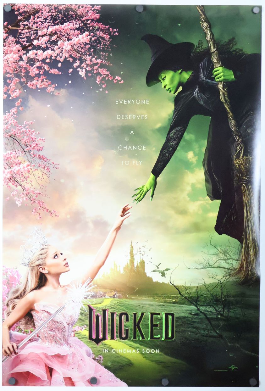Wicked (2024) original theatrical movie poster - International Advance B