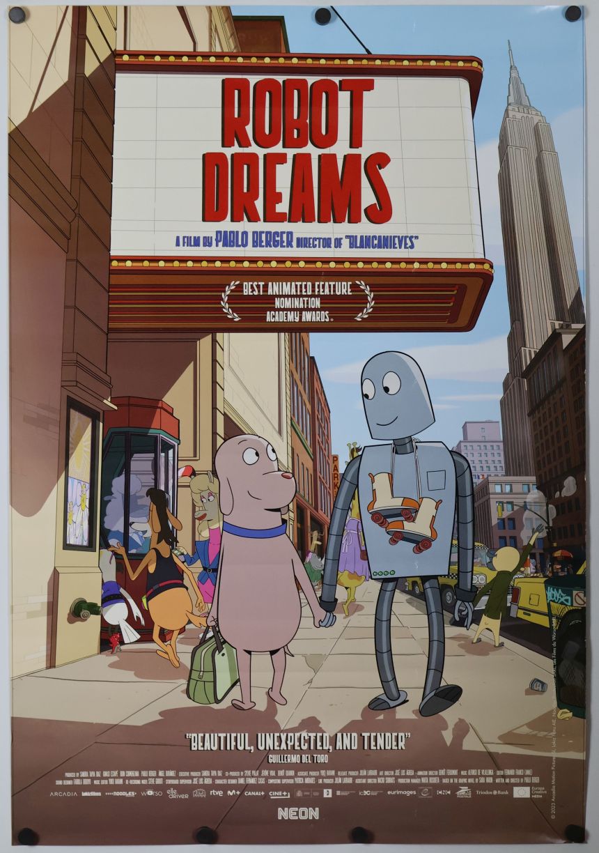 Robot Dreams (2023) original theatrical movie poster - Final