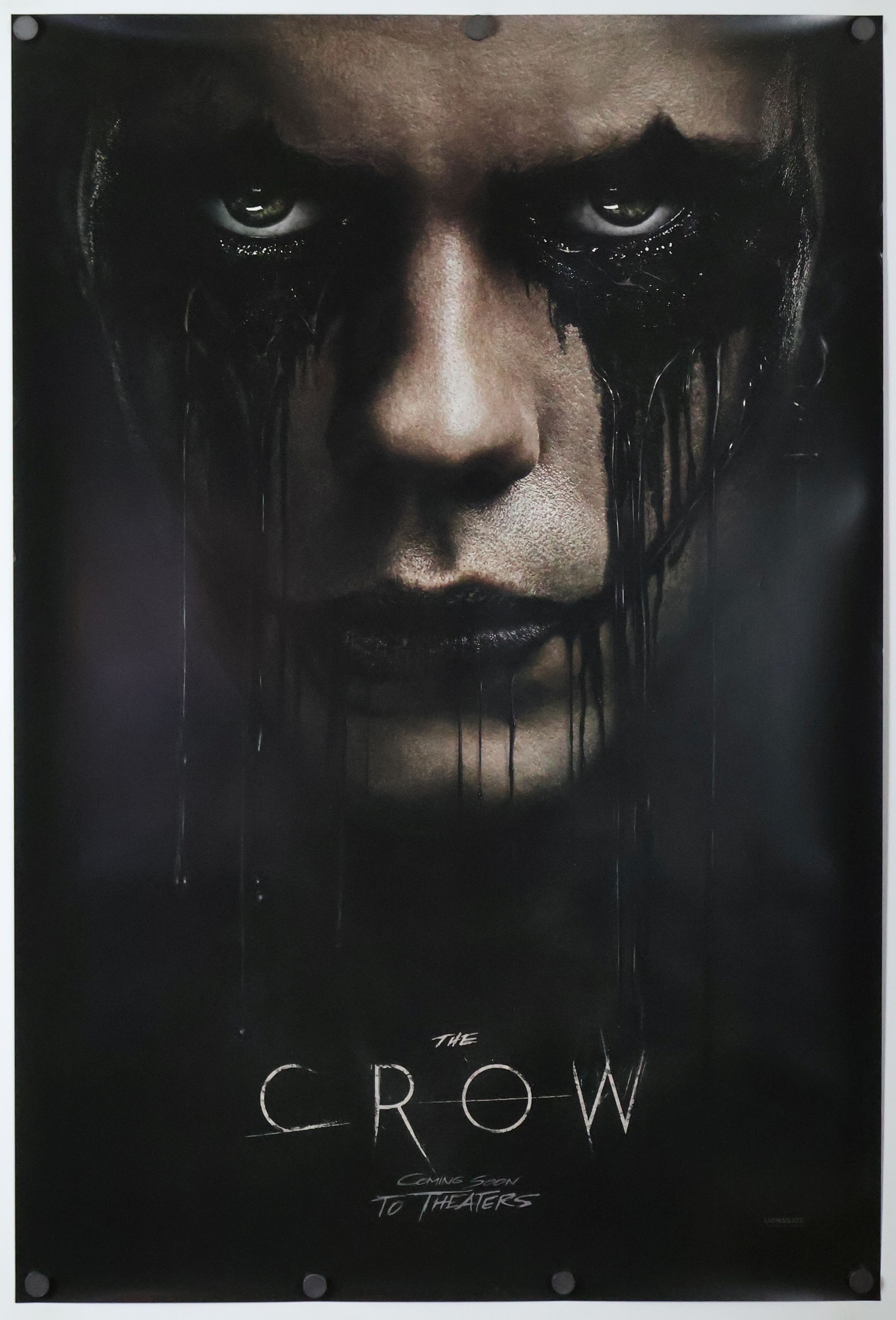 The Crow (2024) original theatrical movie poster - Advance