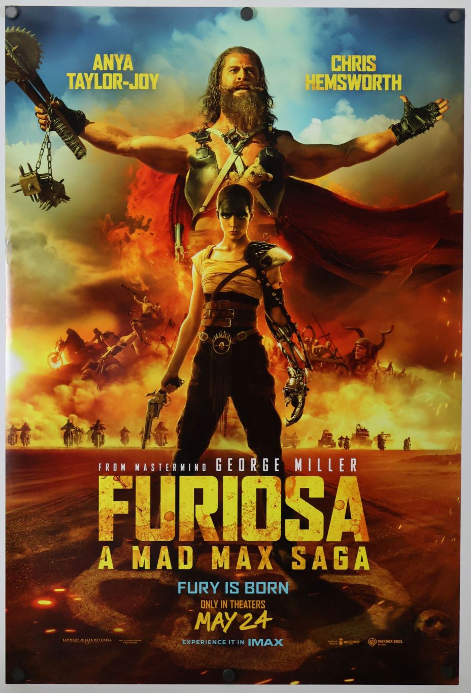 Furiosa: A Mad Max Saga (2024) original theatrical movie poster - Final