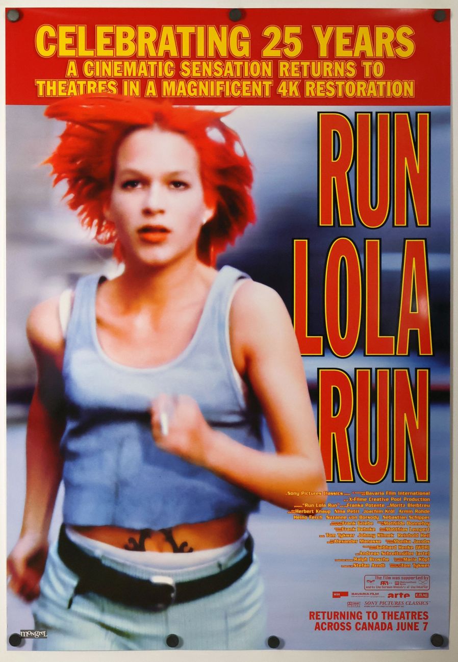 Run Lola Run (2024) original theatrical movie poster - Re-Release