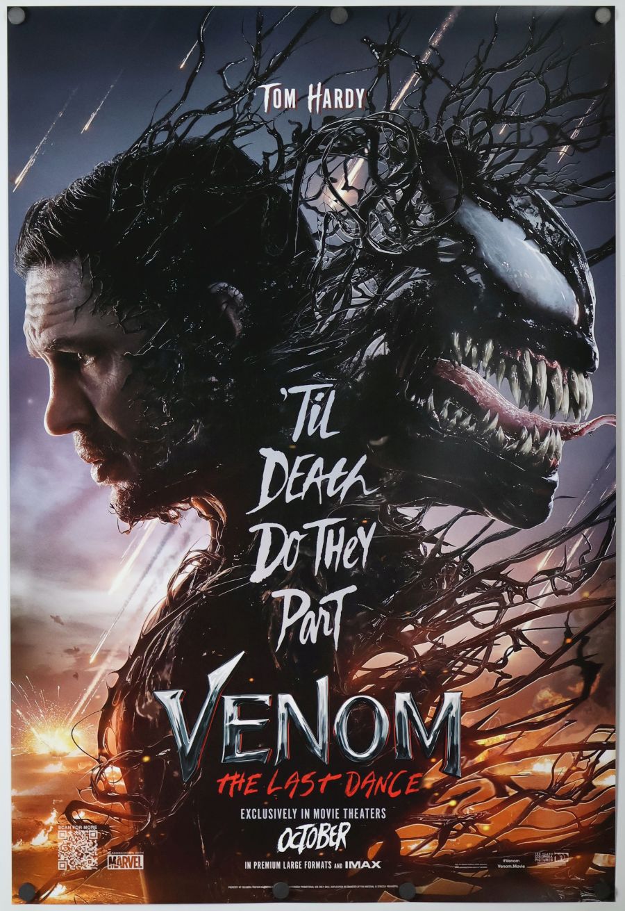 Venom: The Last Dance (2024) original theatrical movie poster - Advance