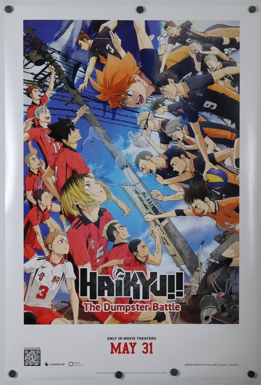 Haikyuu!! The Dumpster Battle (2024) original theatrical movie poster - Final