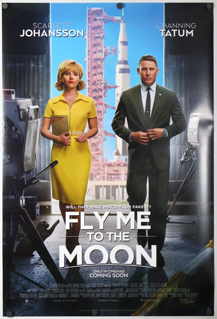 Fly Me to the Moon (2024) original theatrical movie poster - International