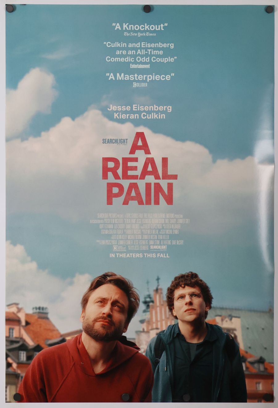 A Real Pain (2024) original theatrical movie poster - Advance