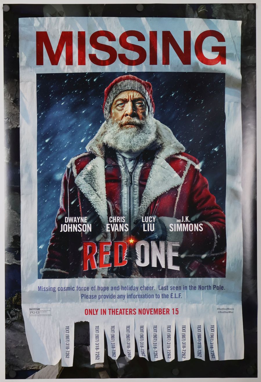 Red One (2024) original theatrical movie poster - Advance