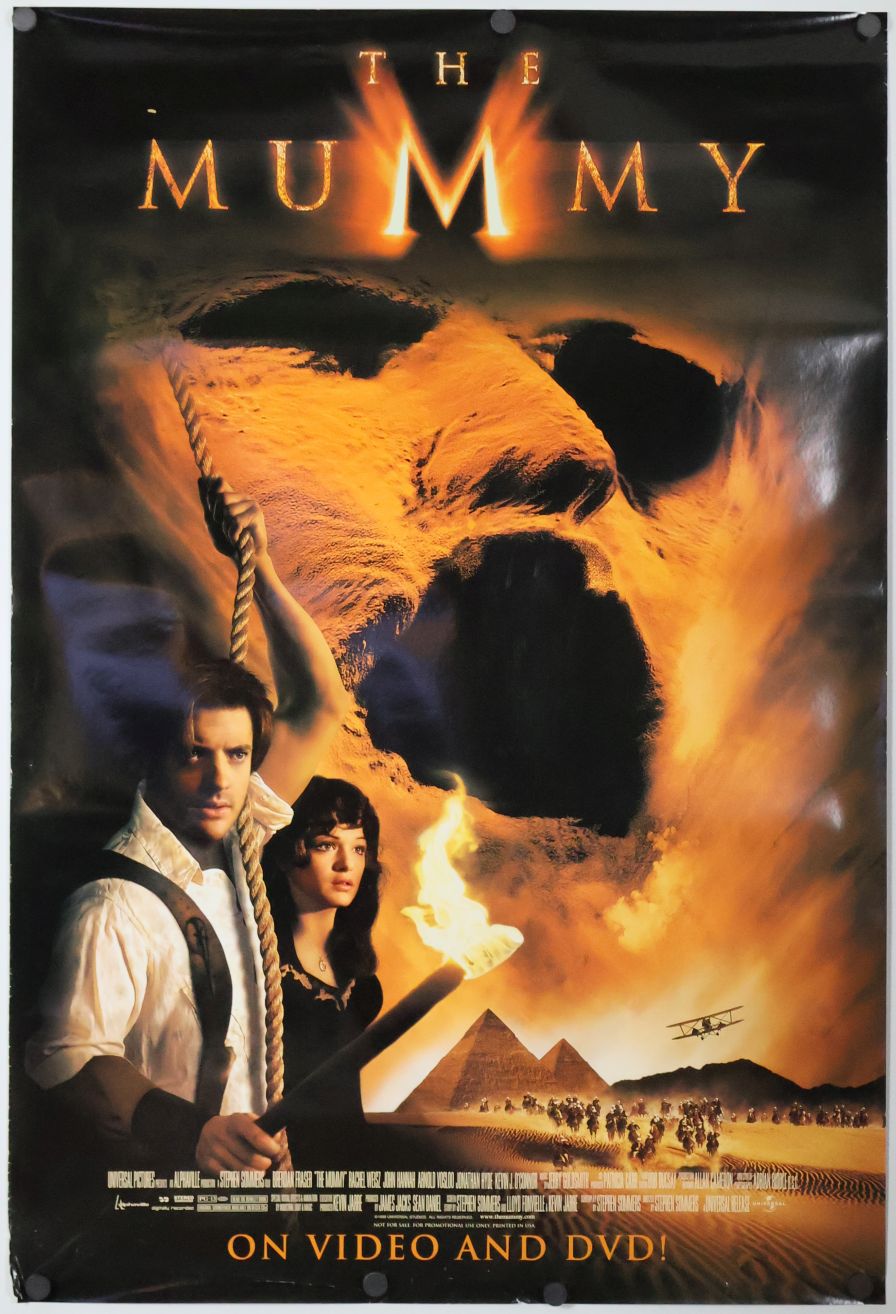 The Mummy (1999) original theatrical movie poster - Video
