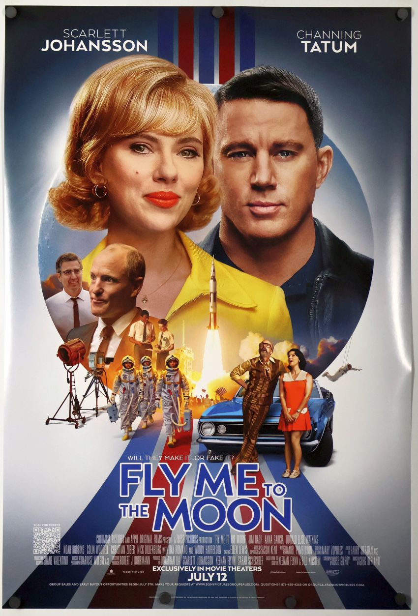 Fly Me to the Moon (2024) original theatrical movie poster - Final