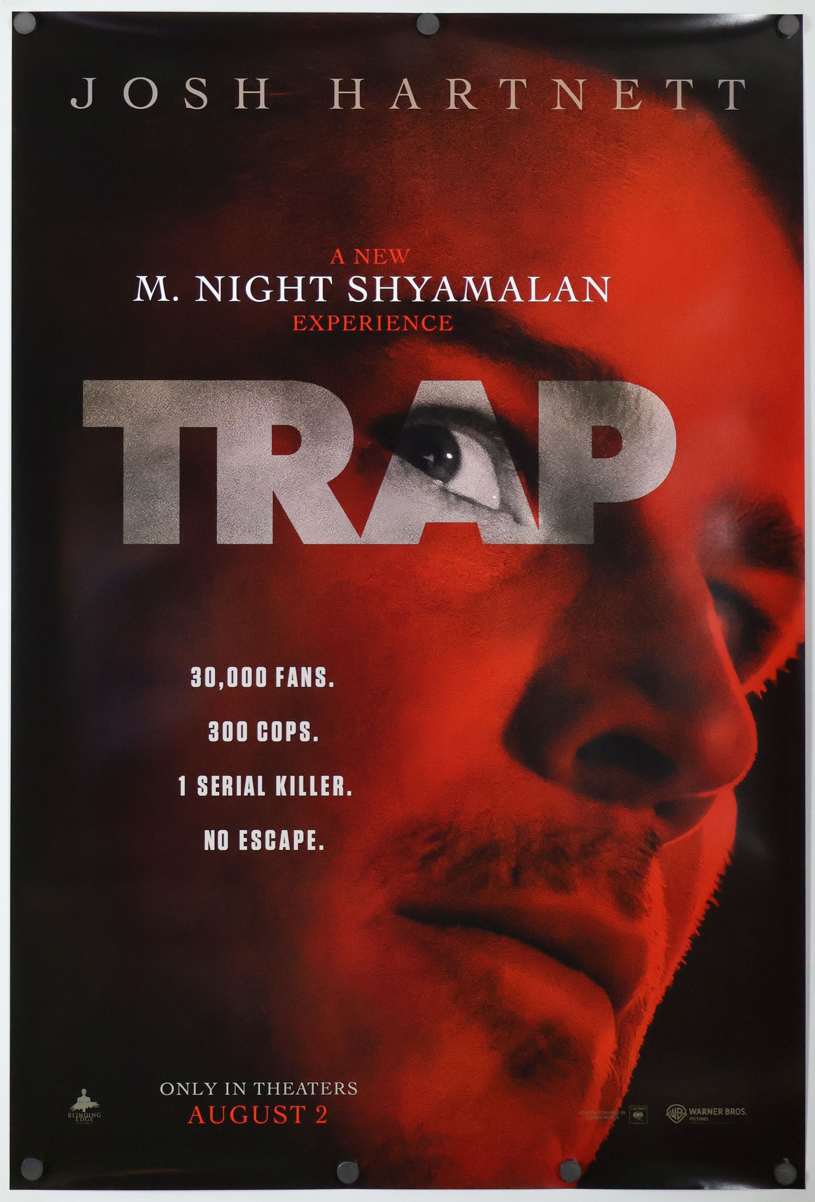 Trap (2024) original theatrical movie poster - Final