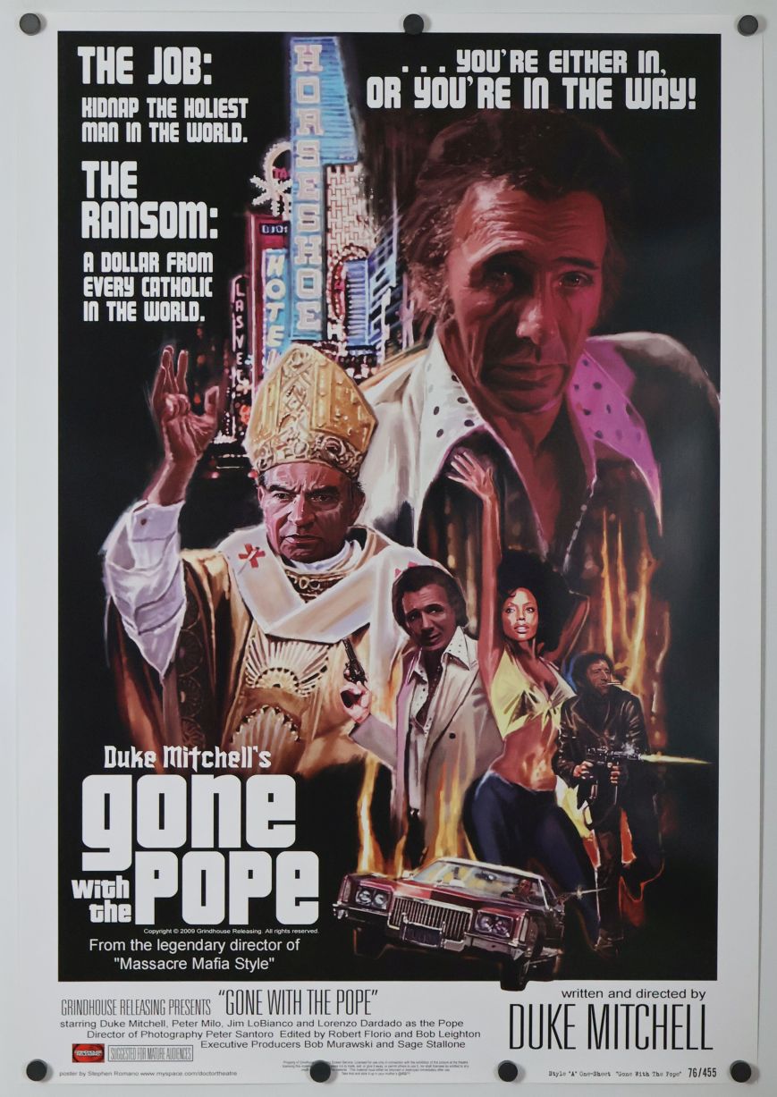 Gone with the Pope (2010) original theatrical movie poster - Re-Release