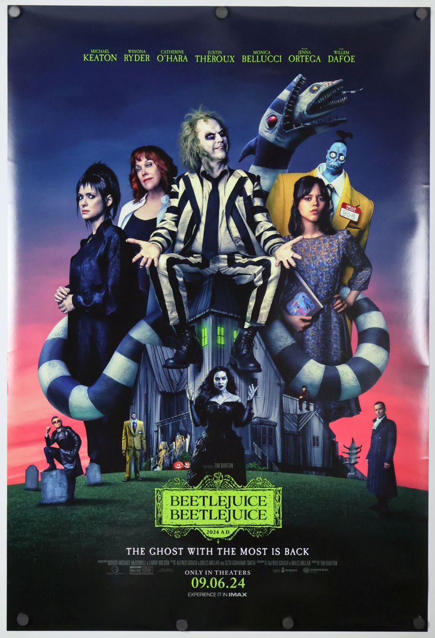Beetlejuice Beetlejuice (2024) original theatrical movie poster - Final