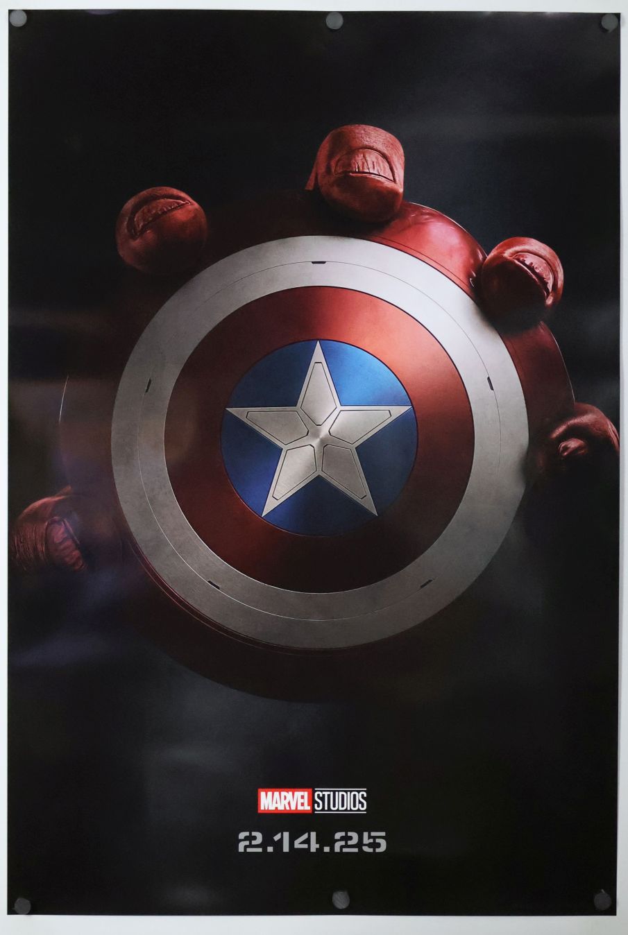 Captain America: New World Order (2025) original theatrical movie poster - Advance