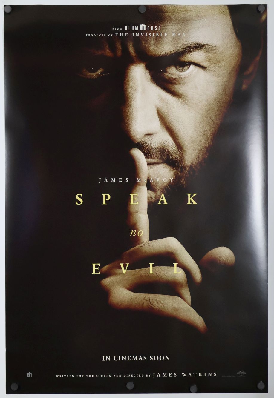 Speak No Evil (2024) original theatrical movie poster - International