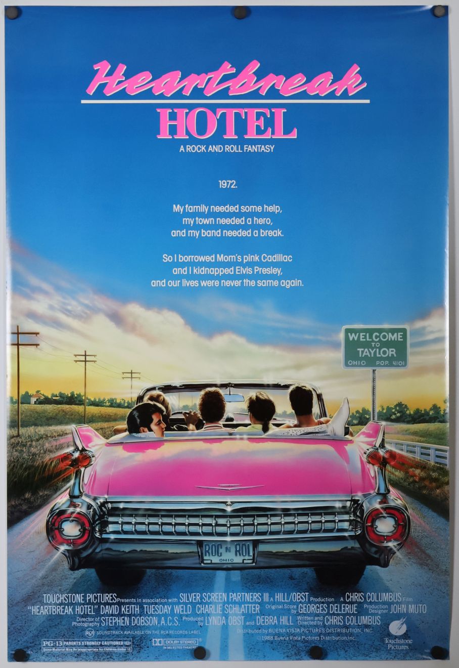 Heartbreak Hotel (1988) original theatrical movie poster - Final