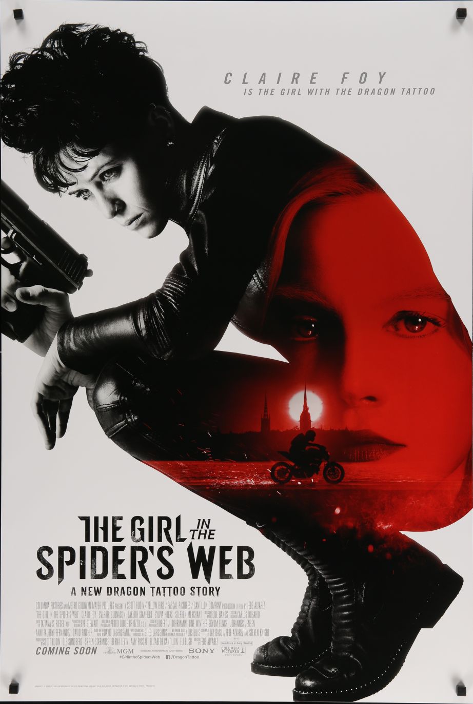 The Girl in the Spider's Web (2018) original theatrical movie poster - International Final
