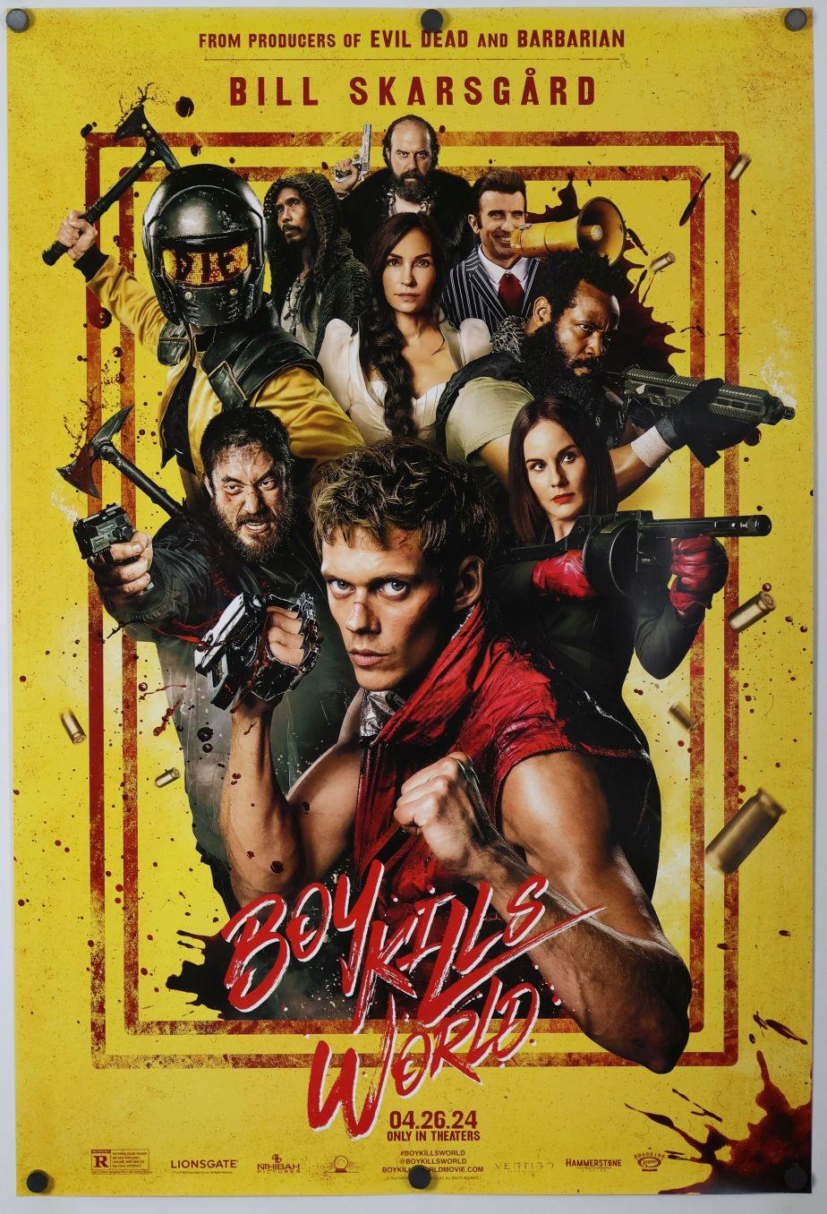 Boy Kills World (2024) original theatrical movie poster - Final