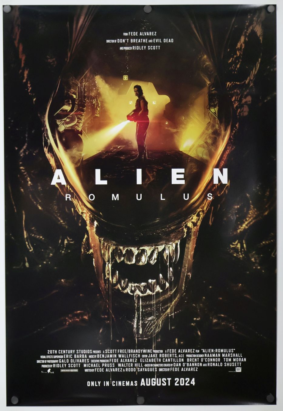 Alien: Romulus (2024) original theatrical movie poster - International Style C