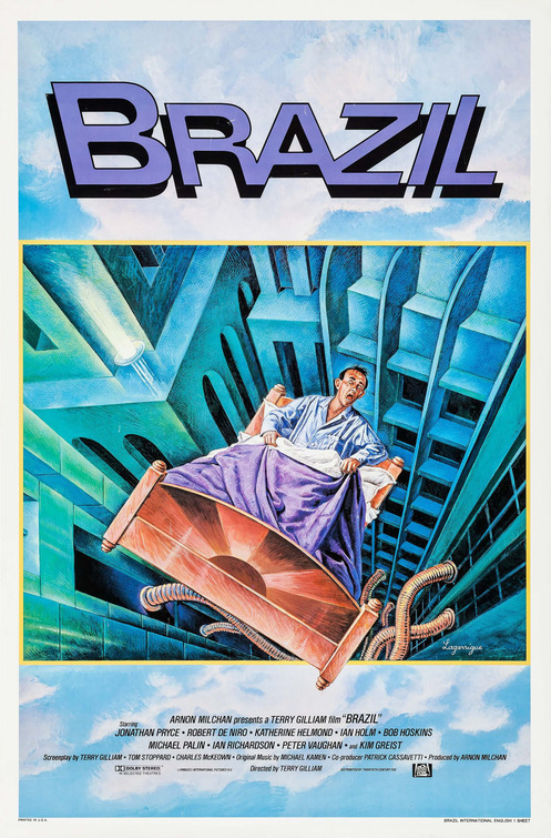 Brazil (1985) original theatrical movie poster - International