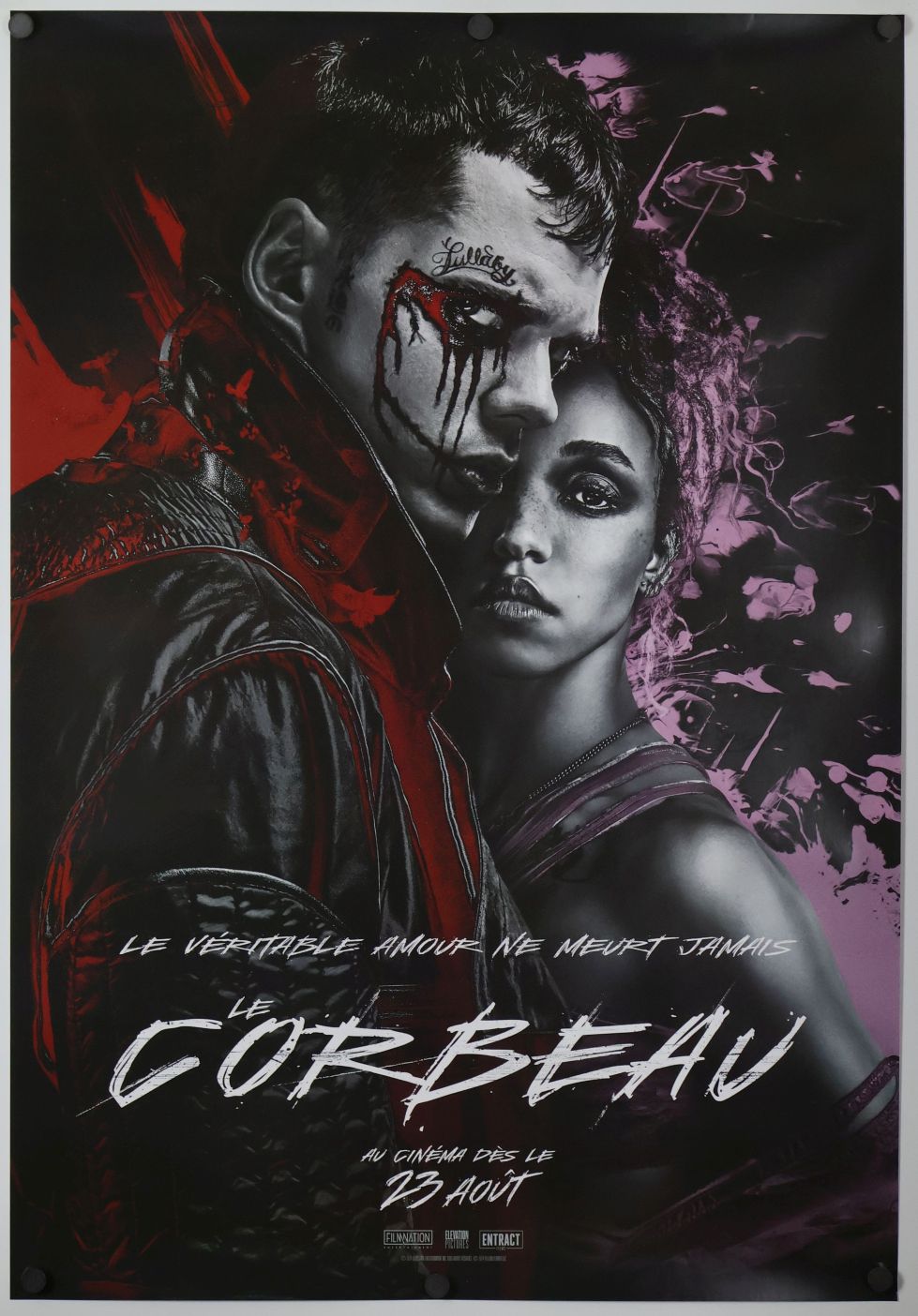 The Crow (2024) original theatrical movie poster - Final