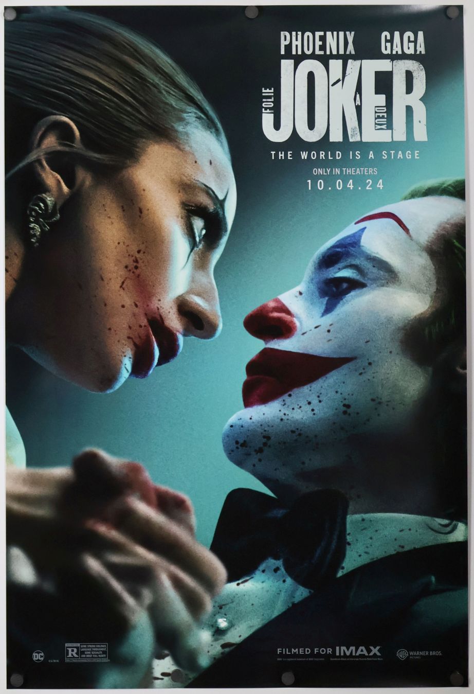 Joker: Folie à Deux (2024) original theatrical movie poster - Advance Style B