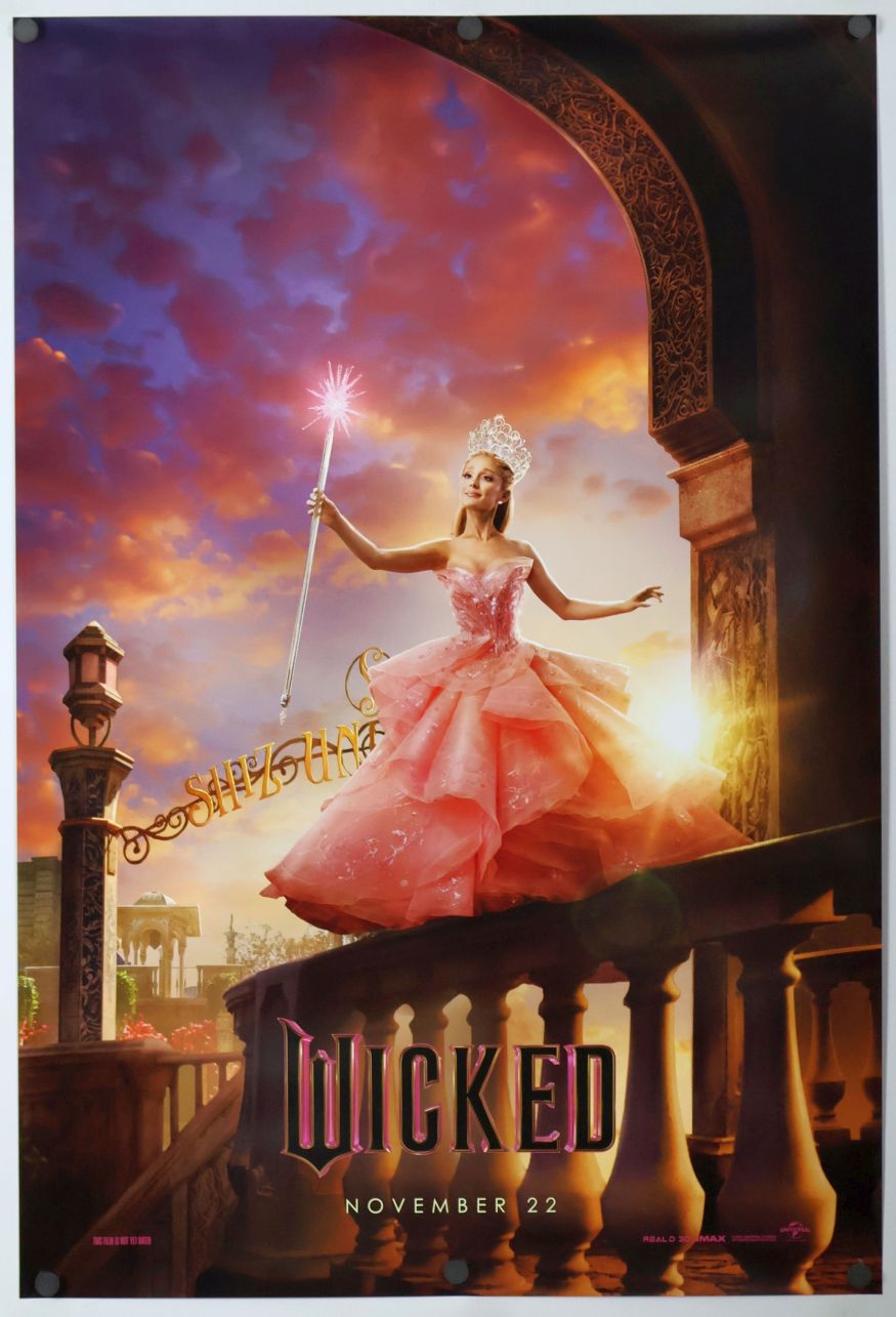 Wicked (2024) original theatrical movie poster - Advance Style D