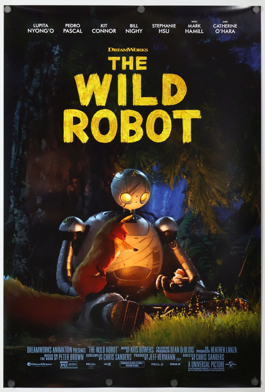 The Wild Robot (2024) original theatrical movie poster - Final