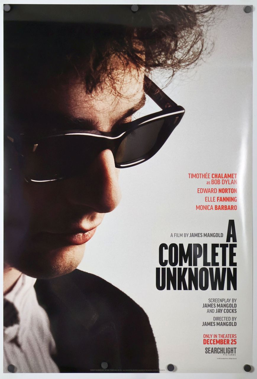 A Complete Unknown (2024) original theatrical movie poster - Advance