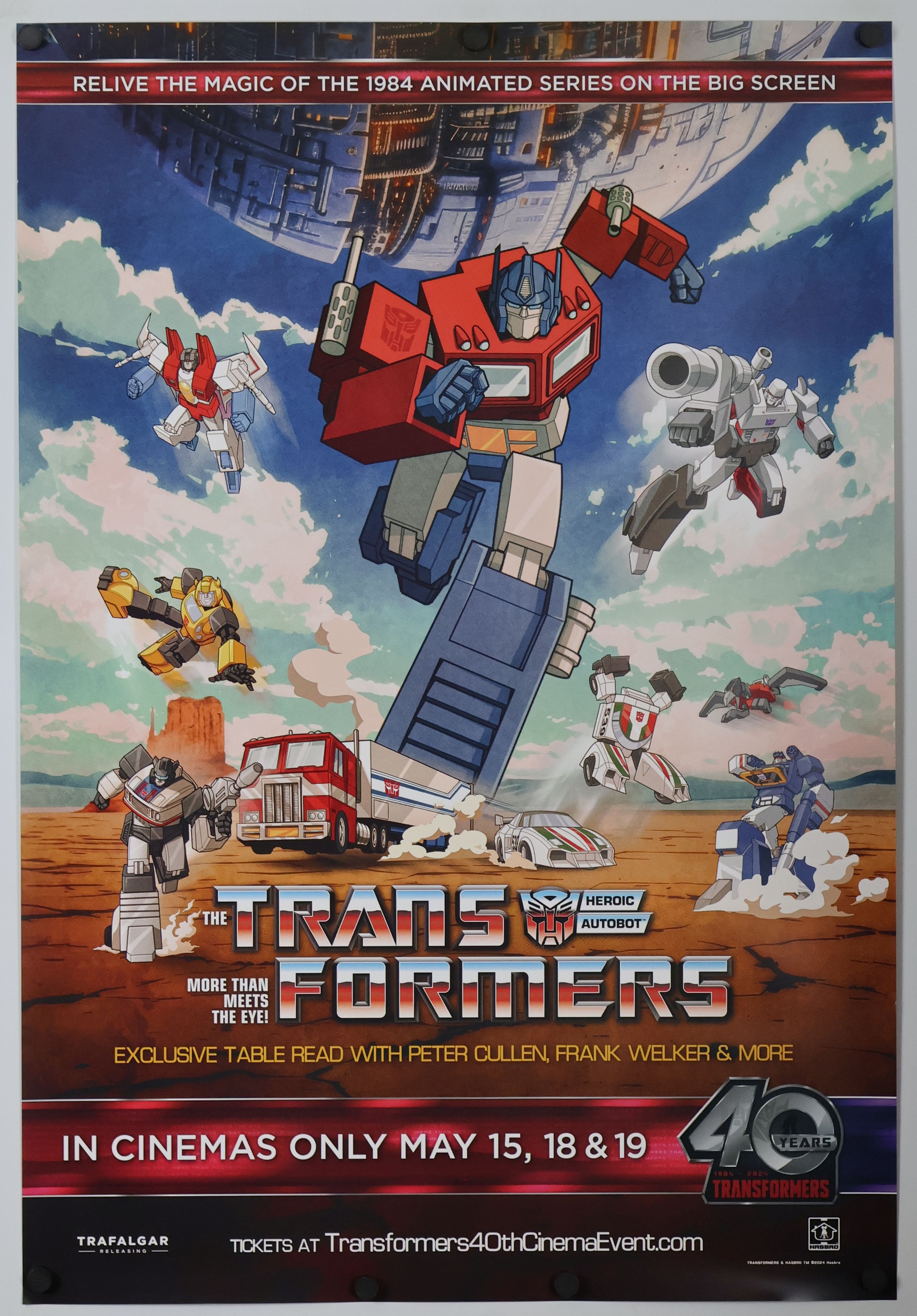 The Transformers: The Movie (2024) original theatrical movie poster - Final