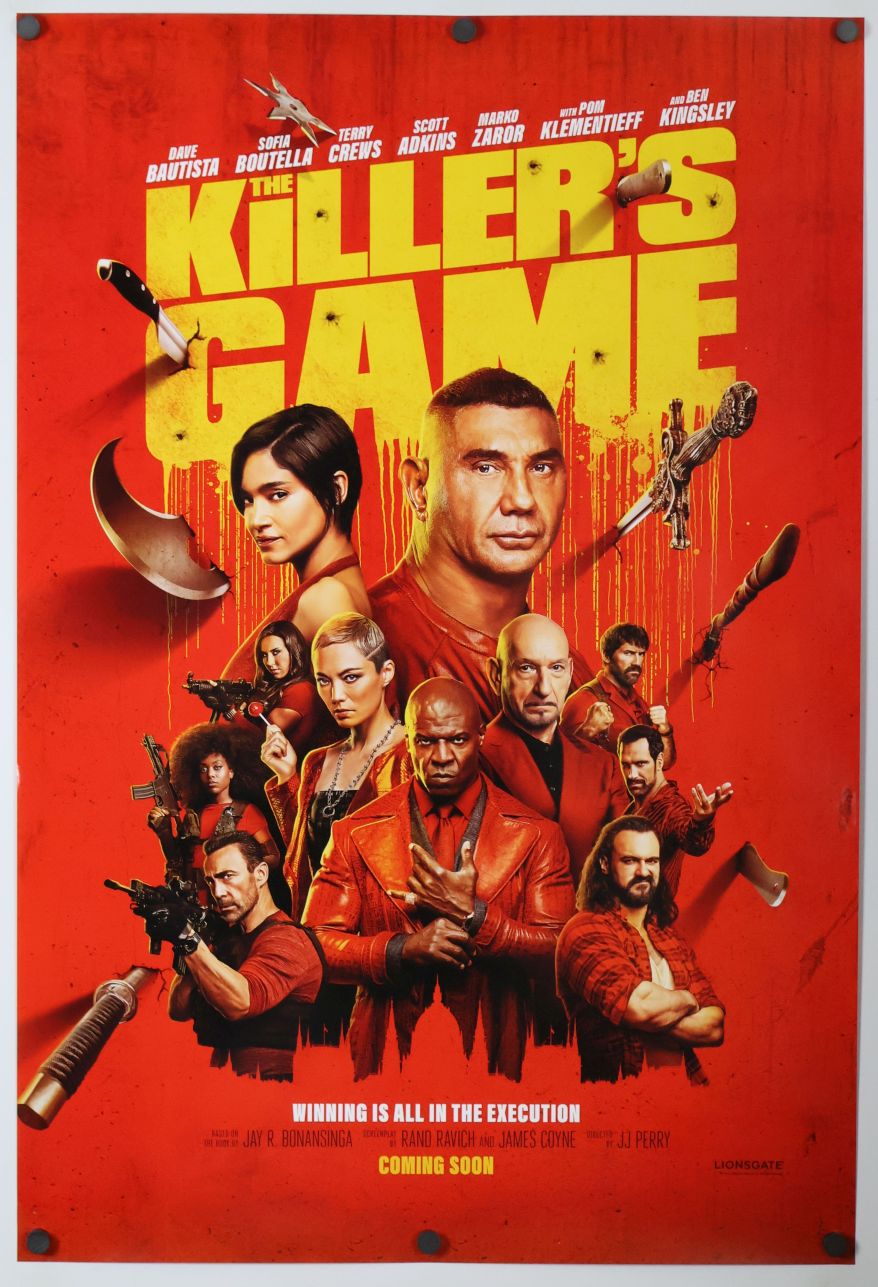 The Killer's Game (2024) original theatrical movie poster - Final
