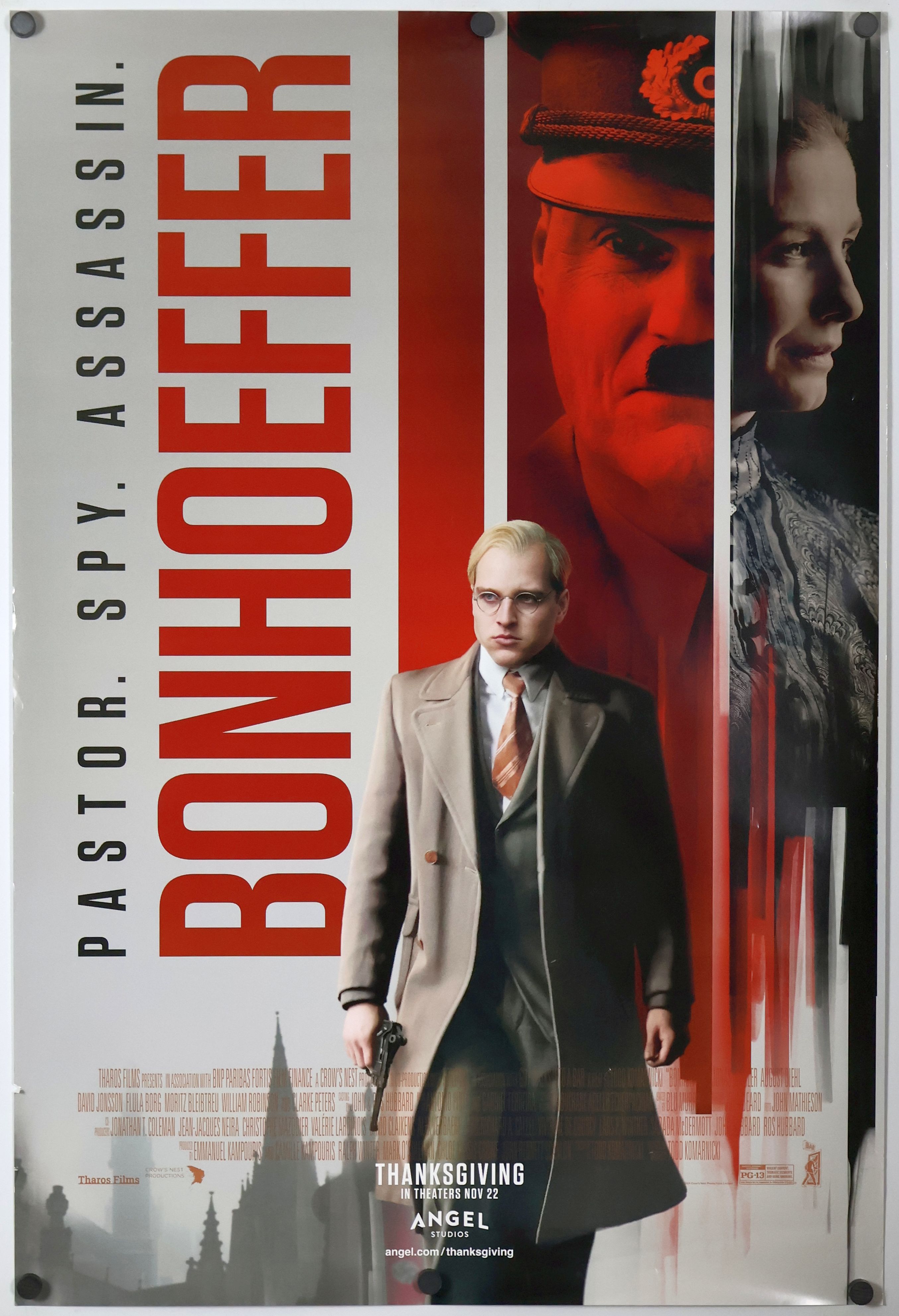 Bonhoeffer: Pastor. Spy. Assassin. (2024) original theatrical movie poster - Final