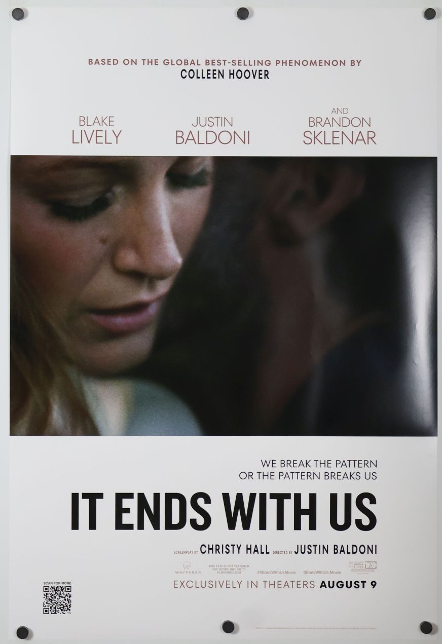 It Ends with Us (2024) original theatrical movie poster - Advance