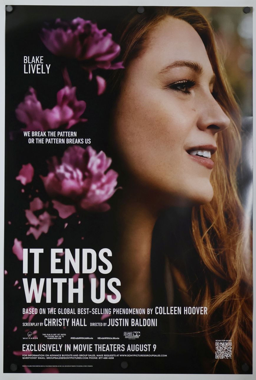 It Ends with Us (2024) original theatrical movie poster - Final