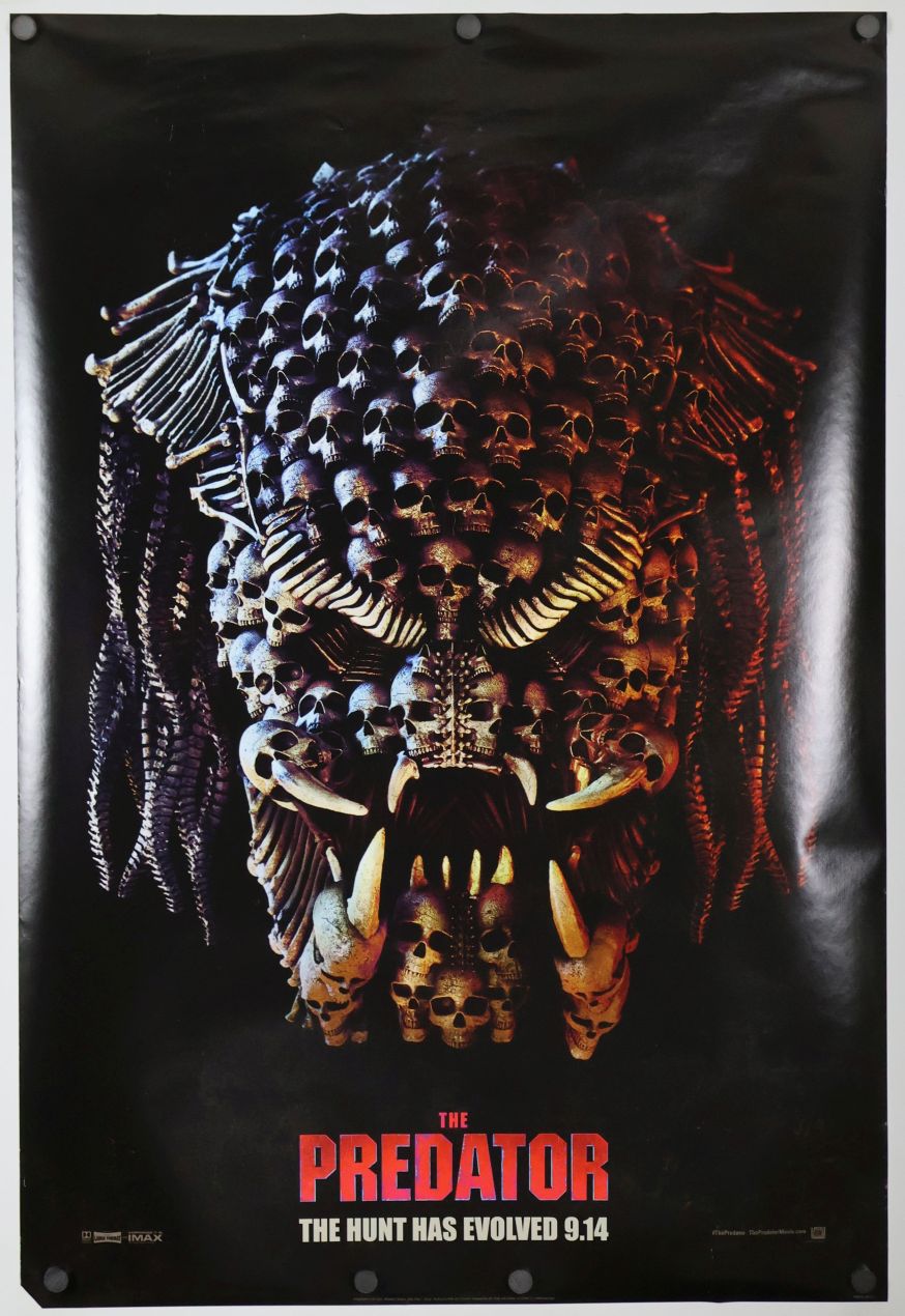 The Predator (2018) original theatrical movie poster - Style B