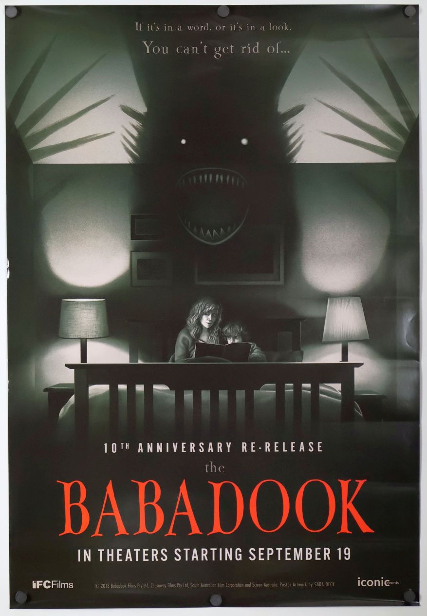 The Babadook (2024) original theatrical movie poster - Re-Release