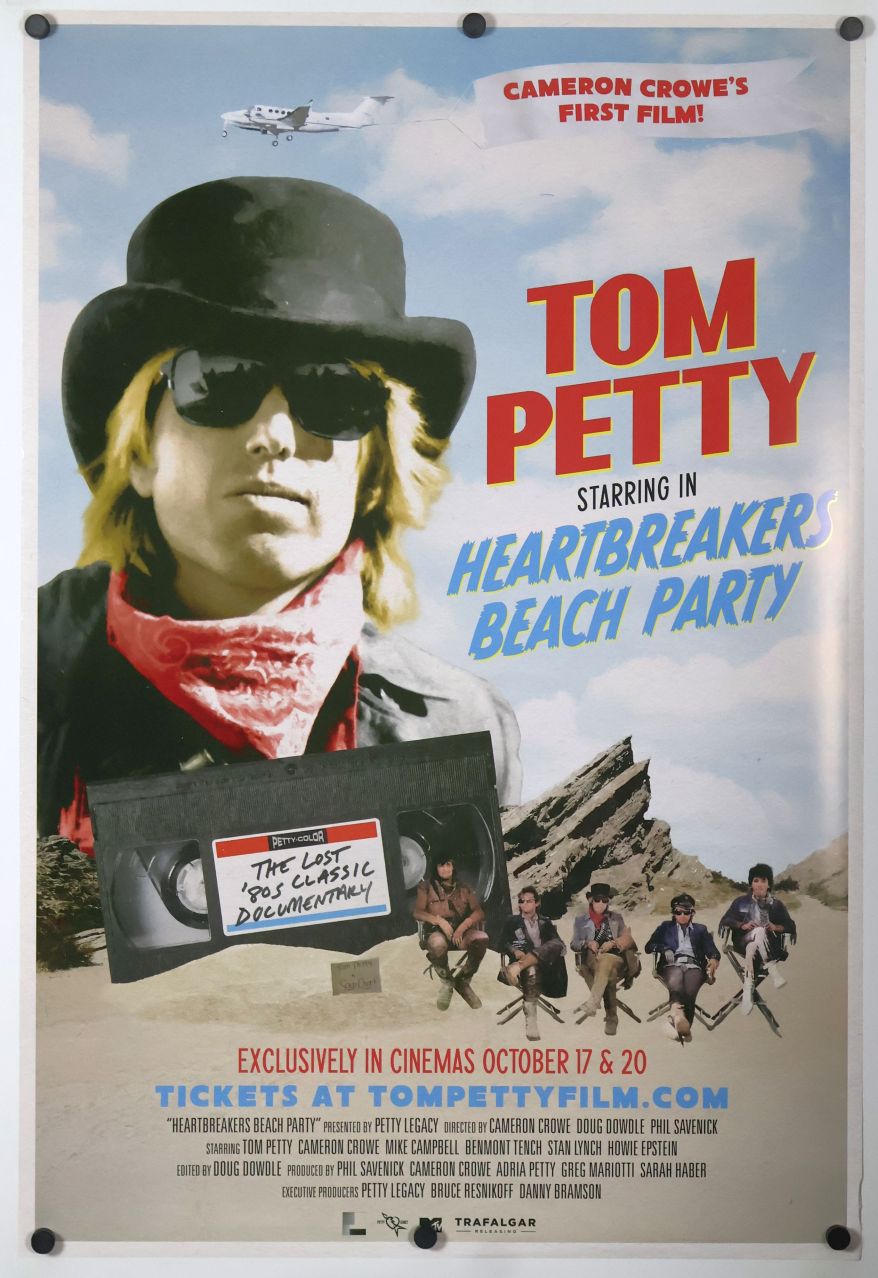 Tom Petty: Heartbreakers Beach Party (2024) original theatrical movie poster - Final