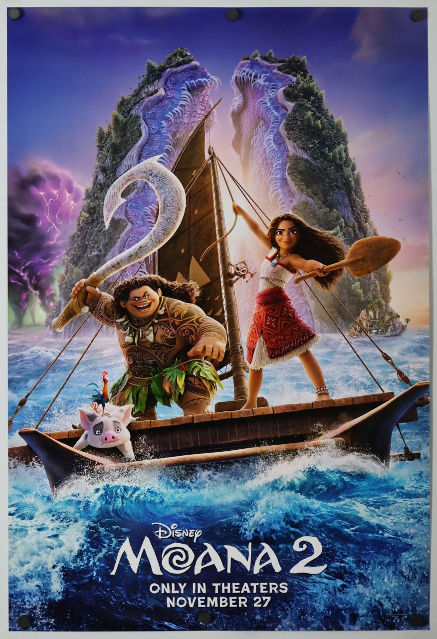 Moana 2 (2024) original theatrical movie poster - Advance Style C