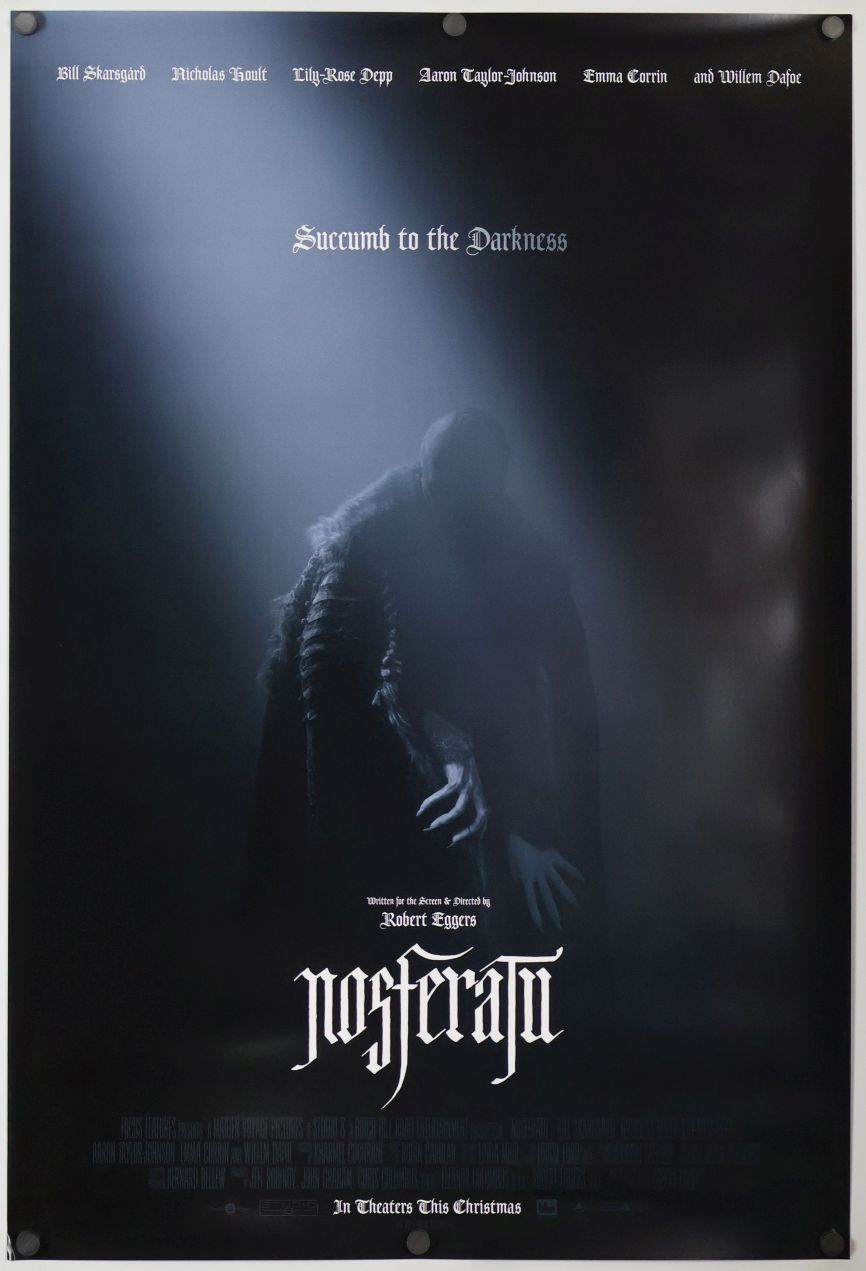 Nosferatu (2024) original theatrical movie poster - Advance