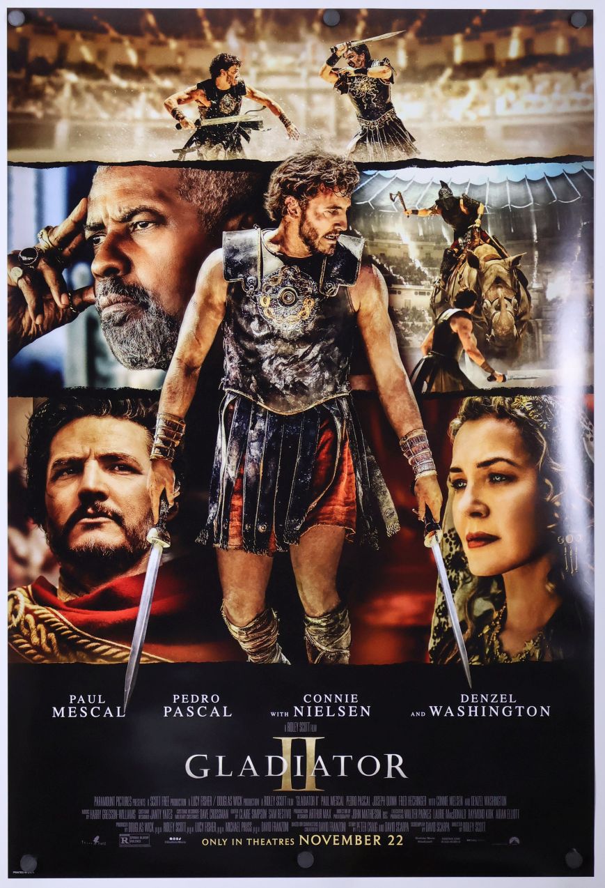 Gladiator 2 (2024) original theatrical movie poster - Final