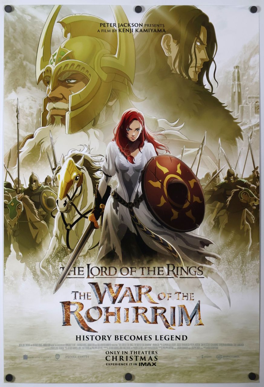The Lord of the Rings: The War of the Rohirrim (2024) original theatrical movie poster - Advance