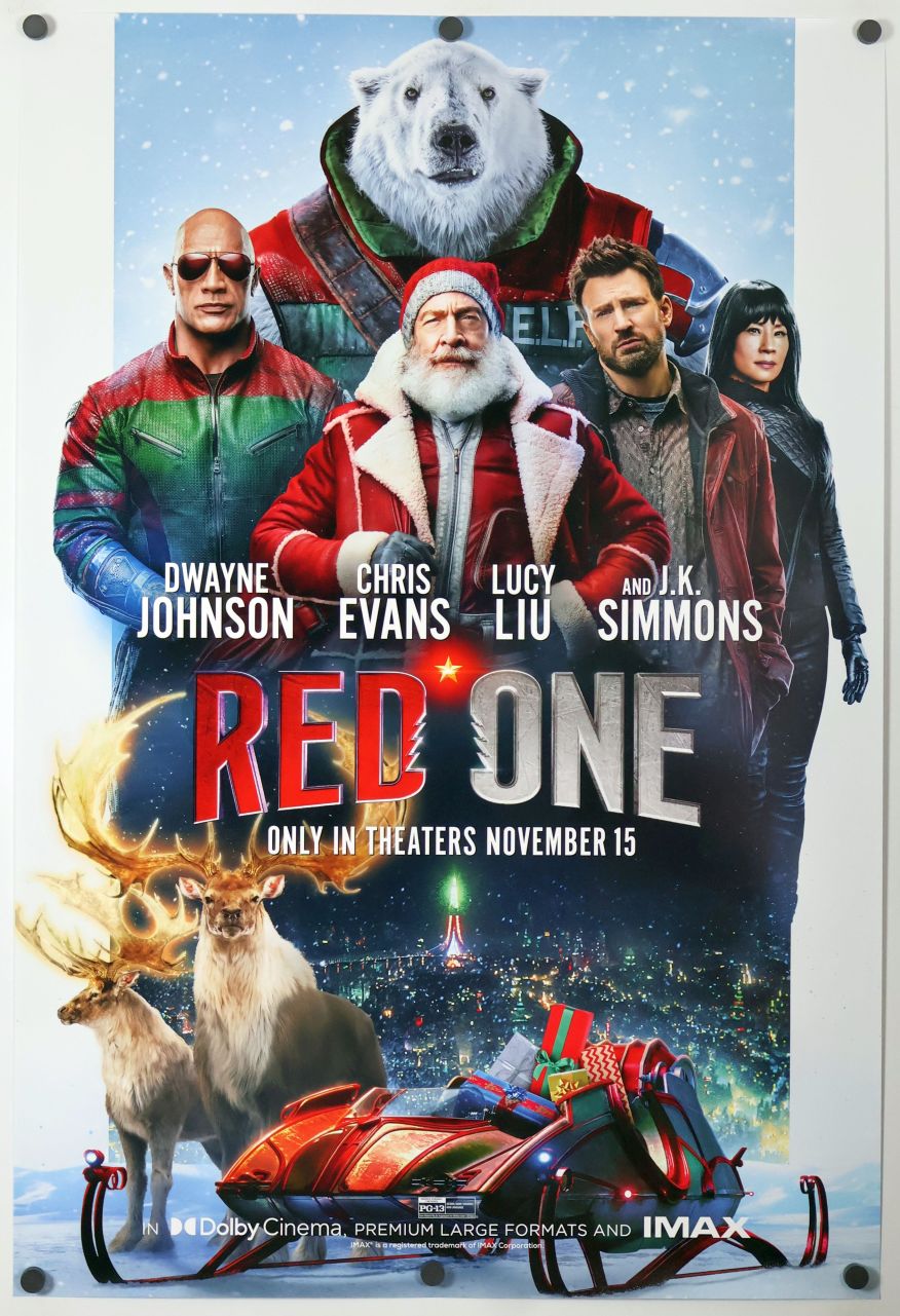 Red One (2024) original theatrical movie poster - Final