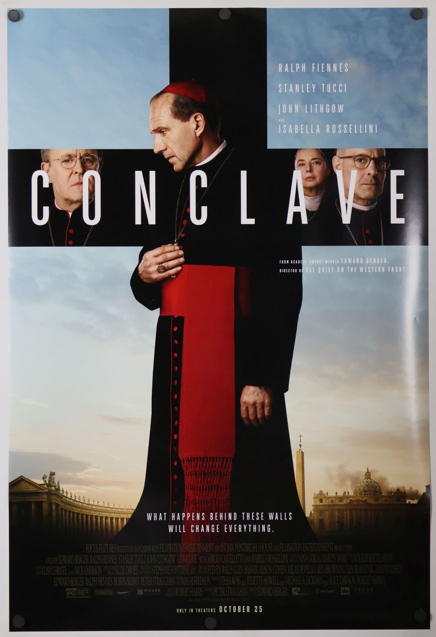 Conclave (2024) original theatrical movie poster - Final