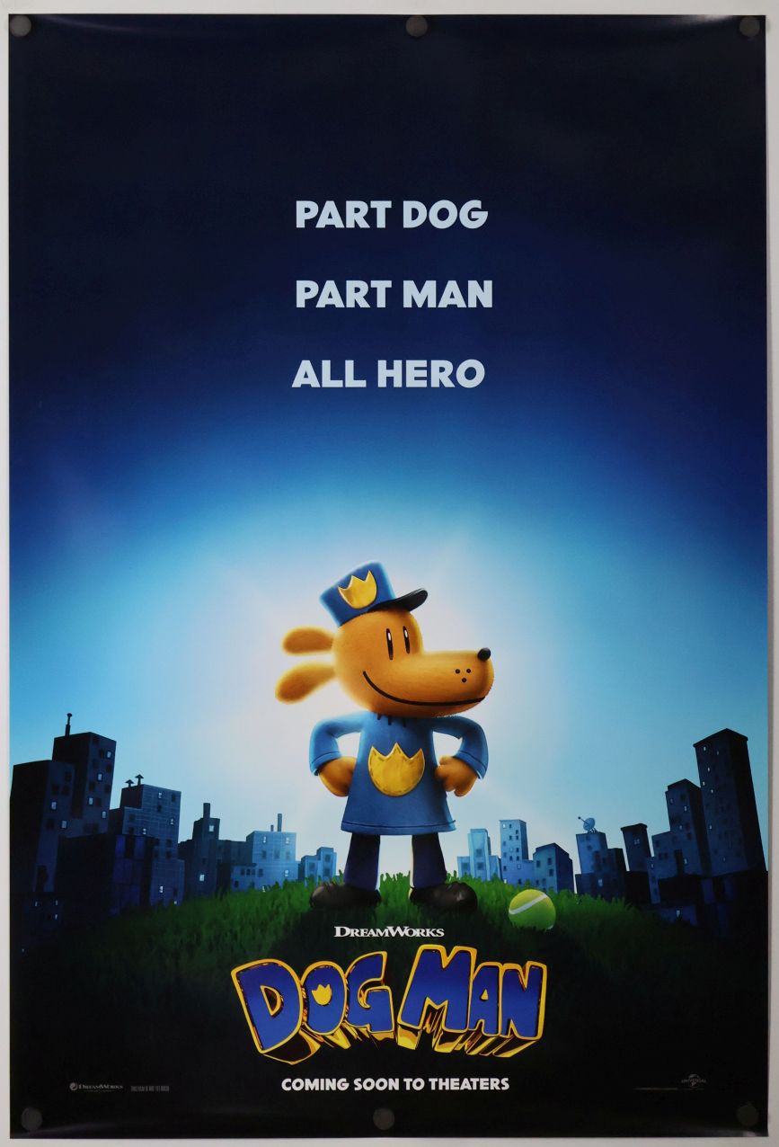 Dog Man (2025) original theatrical movie poster - Advance