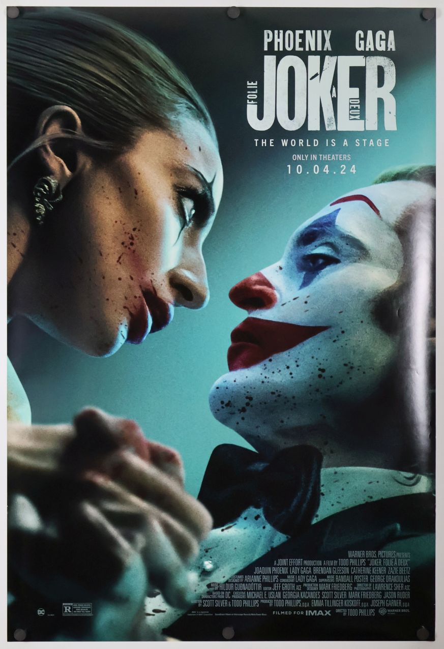 Joker: Folie à Deux (2024) original theatrical movie poster - Final