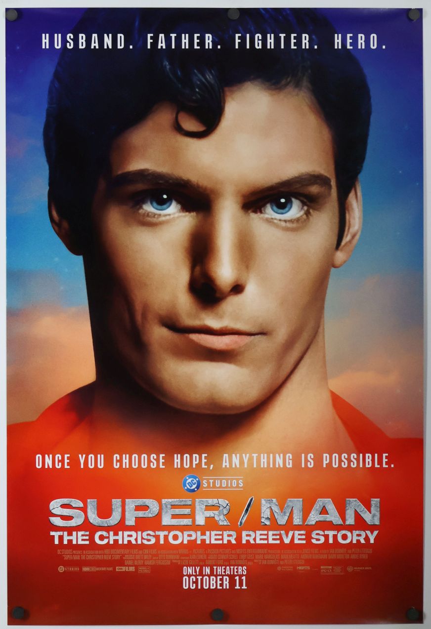 Super/Man: The Christopher Reeve Story (2024) original theatrical movie poster - Style B